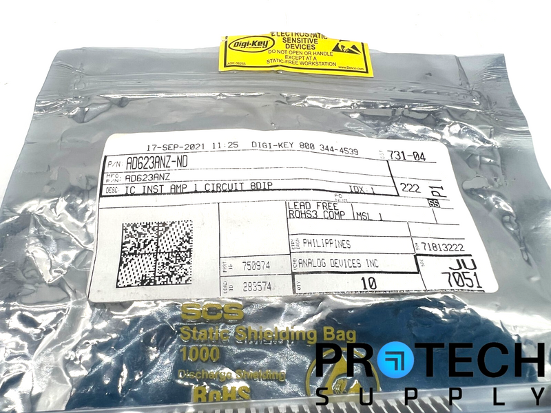 Load image into Gallery viewer, (8/Pk) Analog Devices AD623ANZ Instrumentation Amplifier 8-PDIP with WARRANTY