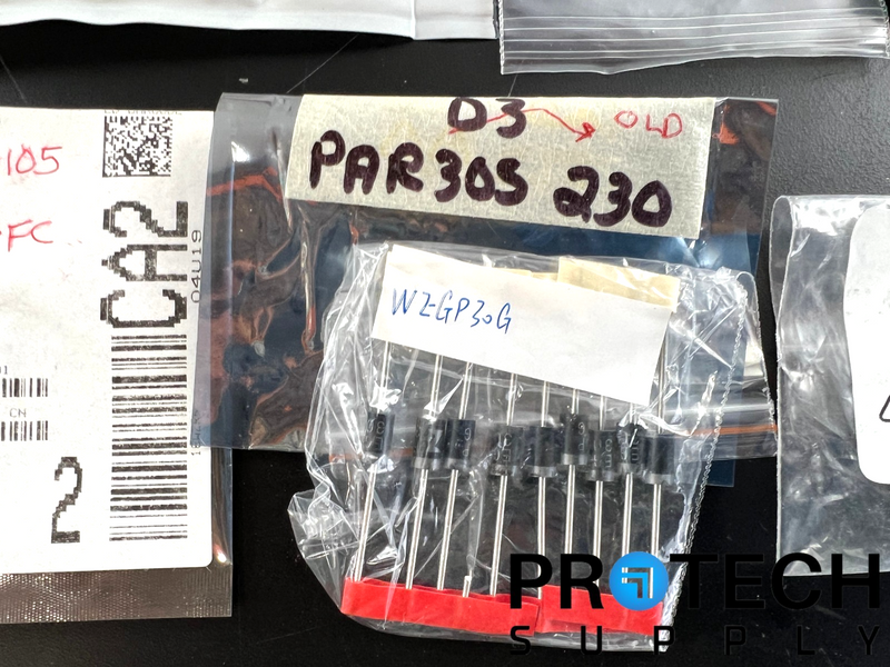 Load image into Gallery viewer, Lot of Misc Capacitors (Aluminum/Ceramic) / Diodes / Resistors / Transformers