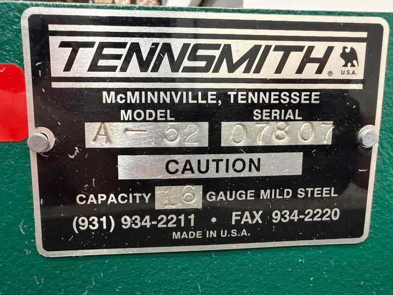 Load image into Gallery viewer, Tennsmith A-52 Air Powered Squaring Shear 52" 16-Guage
