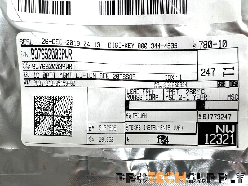 Load image into Gallery viewer, NEW (Roll of 185) Texas Instruments IC Battery Management 20-TSSOP with WARRANTY