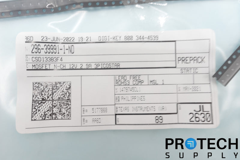 Load image into Gallery viewer, (80) Texas Instruments CSD13383F4 MOSFET N-Channel 12V 2.9A 3-PICOSTAR NEW