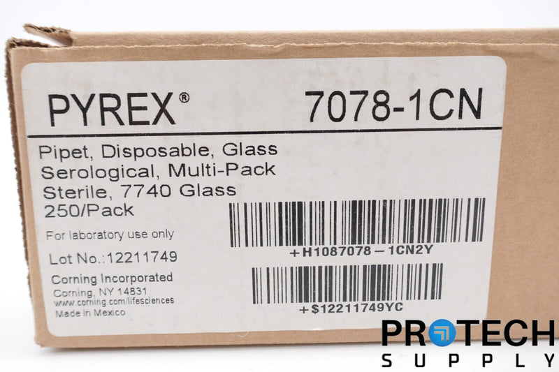 Load image into Gallery viewer, (Qty 100) Corning 7078-1CN Pyrex Disposable Serological Pipets