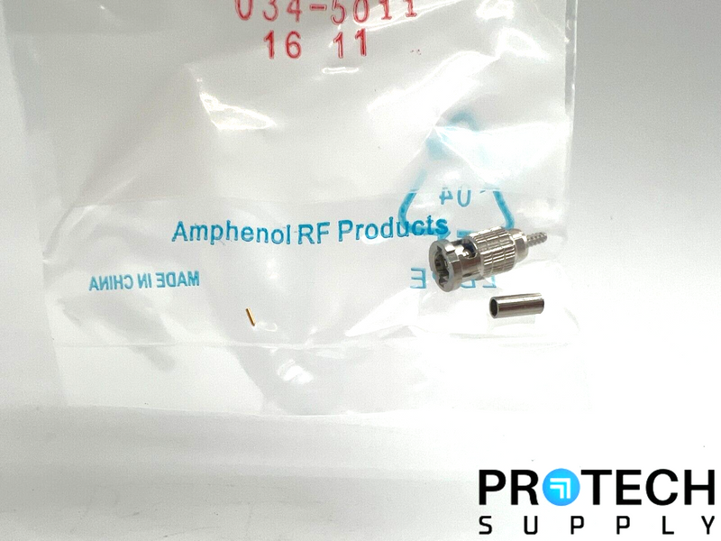 Load image into Gallery viewer, Amphenol BNC HD Connector Plug Male Pin 50 Ohms 034-5011 NEW with WARRANTY