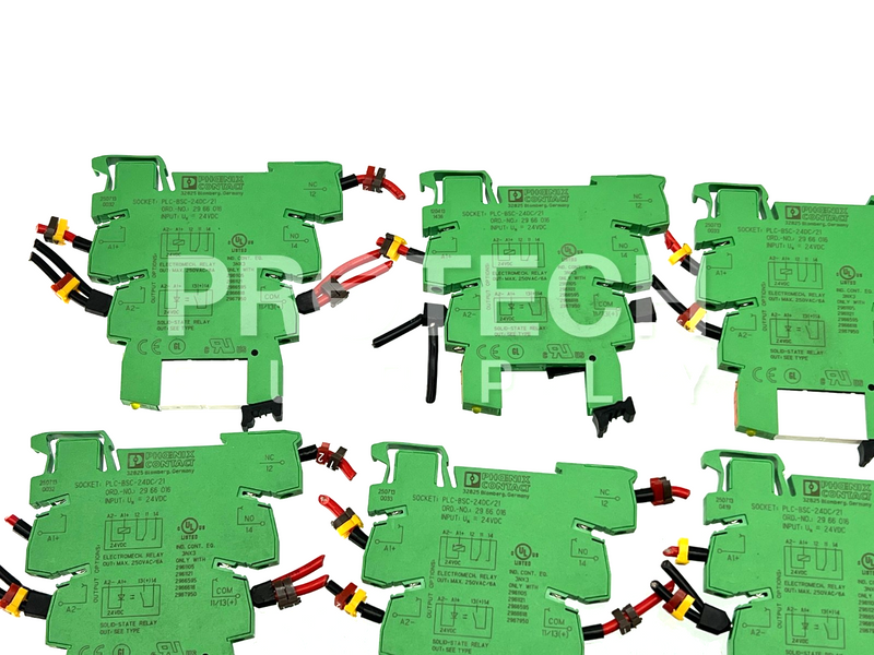 Load image into Gallery viewer, (Lot of 15) Phoenix Contact PLC-BSC-24DC/21 Relay Base with WARRANTY