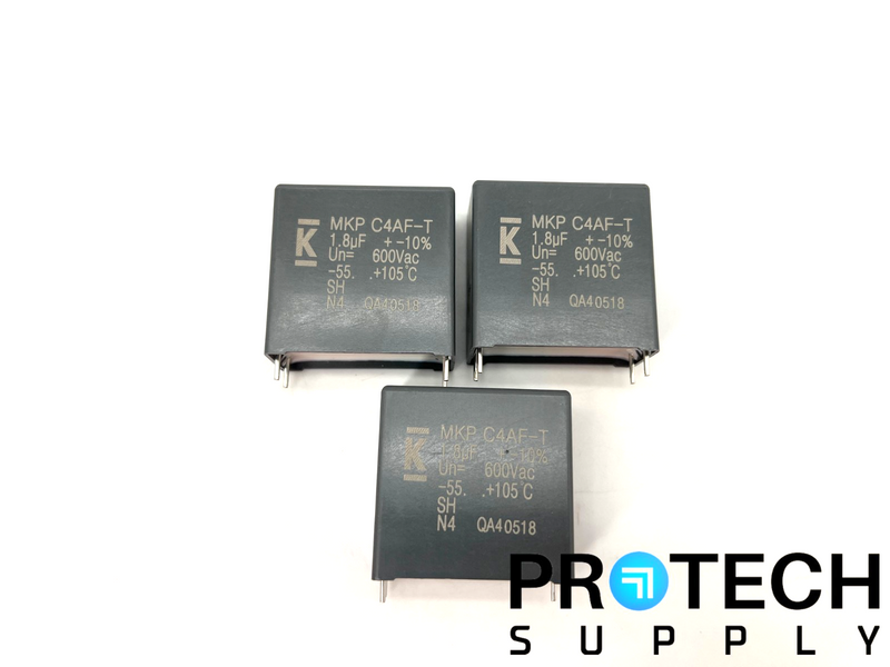 Load image into Gallery viewer, (3/Pk) Kemet C4AFBBW4180T3FK Film Capacitor Polypropylene with WARRANTY