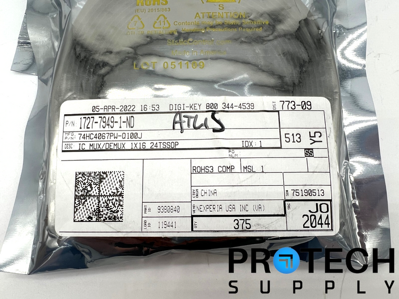 Load image into Gallery viewer, 375/Pk Nexperia USA 74HC4067PW-Q100J Circuit IC Switch NEW SEALED