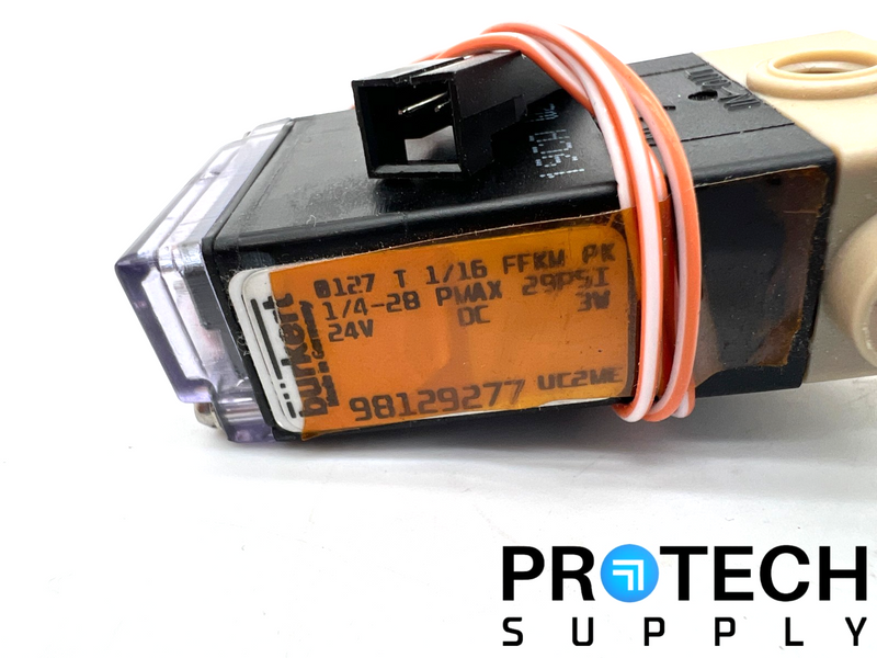 Load image into Gallery viewer, Burkert 0127 Rocker Solenoid Valve 29psi 24V DC 3W with WARRANTY