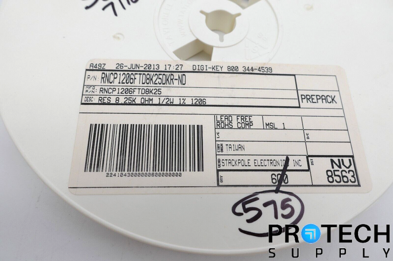 Load image into Gallery viewer, (Approx. 575) Stackpole RNCP1206FTD8K25 Chip Resistor Reel with WARRANTY