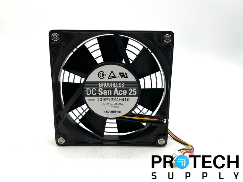 Load image into Gallery viewer, SANYO DENKI 109P1224H416 DC San Ace 25 120mm 3-Pin Cooling Fan 24V with WARRANTY