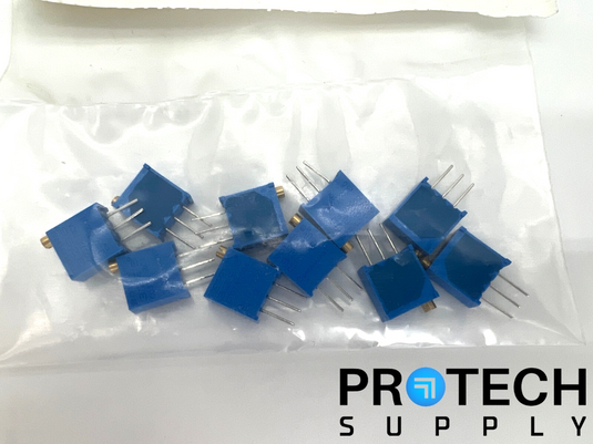 (10/Pk) Bourns 3296W-1-102LF PC Pins Trimmer 0.5W 1K OHM NEW with WARRANTY