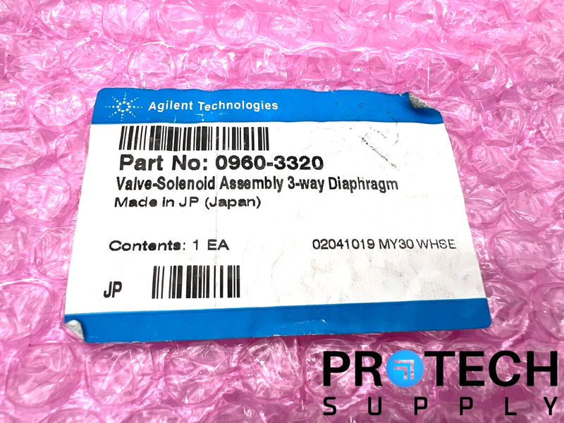Load image into Gallery viewer, Agilent 0960-3320 Vale-Solenoid Assembly 3-Way Diaphragm NEW with WARRANTY