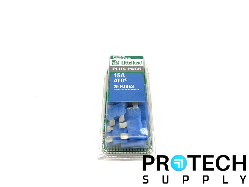 Load image into Gallery viewer, (25/Pk) Littelfuse ATO15PRO Fast-Acting Automotive Blade Fuse with WARRANTY