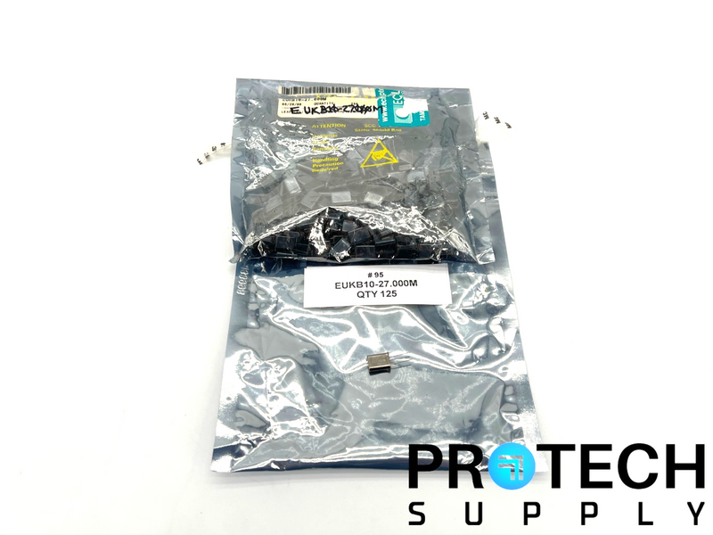 Load image into Gallery viewer, (125/Pk) Ecliptek EUKB10-27.000M Crystal with WARRANTY