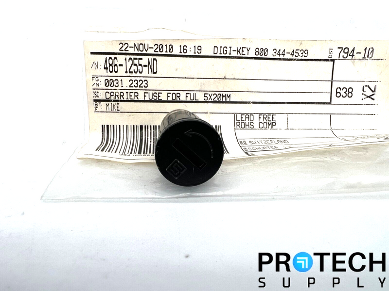 Load image into Gallery viewer, SCHURTER Carrier Fuse for Ful 5 X 20mm 486-1255-ND with WARRANTY