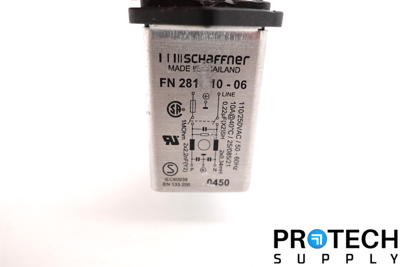 Load image into Gallery viewer, Schaffner Power Entry Connector 281-10-06 with WARRANTY