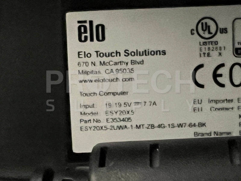 Load image into Gallery viewer, ELO ESY20X5 Touchscreen Computer System E353405 with WARRANTY