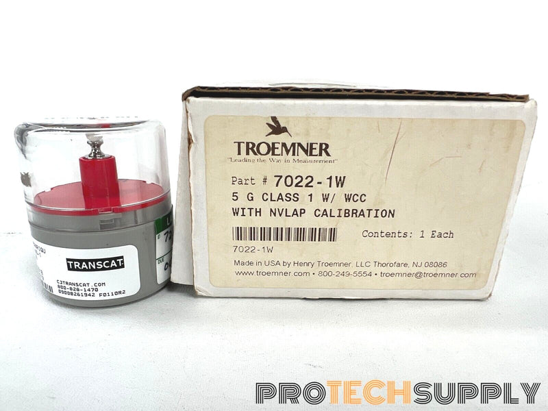 Load image into Gallery viewer, Troemner 7022-1W 5g Class 1 Weight with WARRANTY