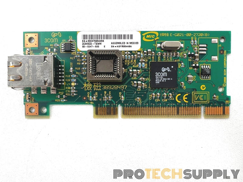 Load image into Gallery viewer, 3com 3C905CX-TXNM 10/100Mbps PCI Network Card without Metal Bracket w/ WARRANTY