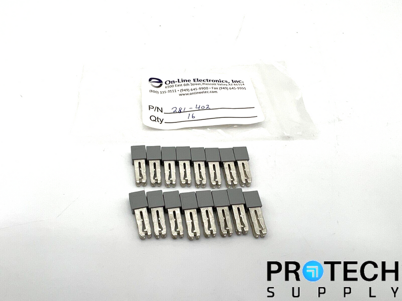 Load image into Gallery viewer, 16/Pk WAGO 281-402 4 Position Jumper NEW with WARRANTY