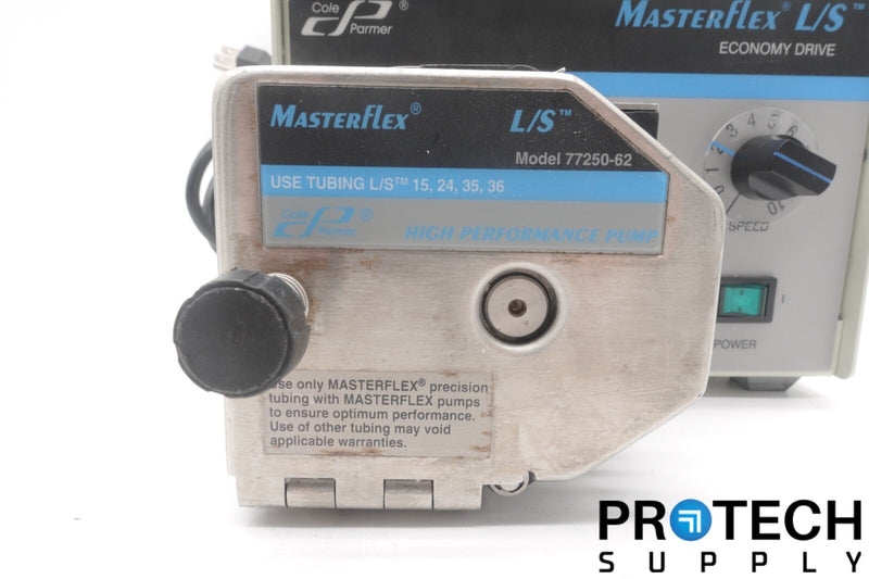 Load image into Gallery viewer, Cole Parmer 7554-90 Masterflex L/S Economy Drive, 77250-62 Pump Head w/ WARRANTY