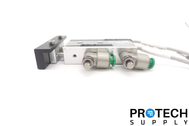 Load image into Gallery viewer, 2x SMC CXSM6-20-XB9 Dual Rod Guided Cylinder + Connection Cables with WARRANTY