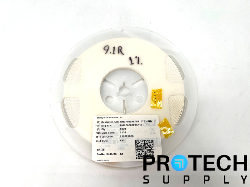 Load image into Gallery viewer, (5000/Pk) Stackpole Electronics RMCF0603FT9R10 Chip Resistor NEW with WARRANTY