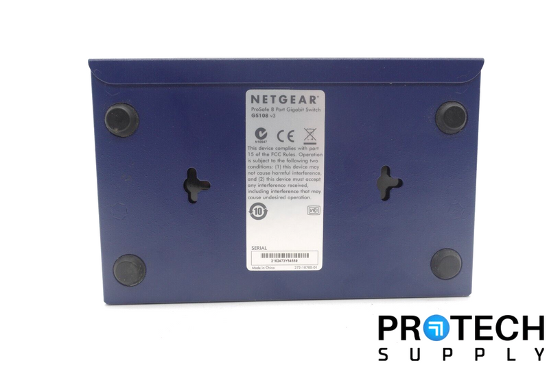 Load image into Gallery viewer, Netgear GS108 v3 ProSafe 8-Port Gigabit Ethernet Switch with WARRANTY