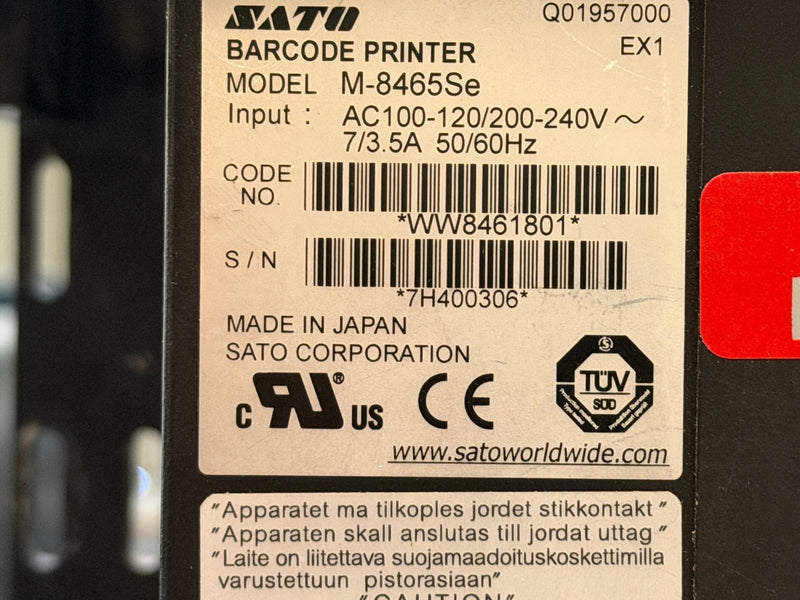 Load image into Gallery viewer, SATO M-8465Se Barcode Printer