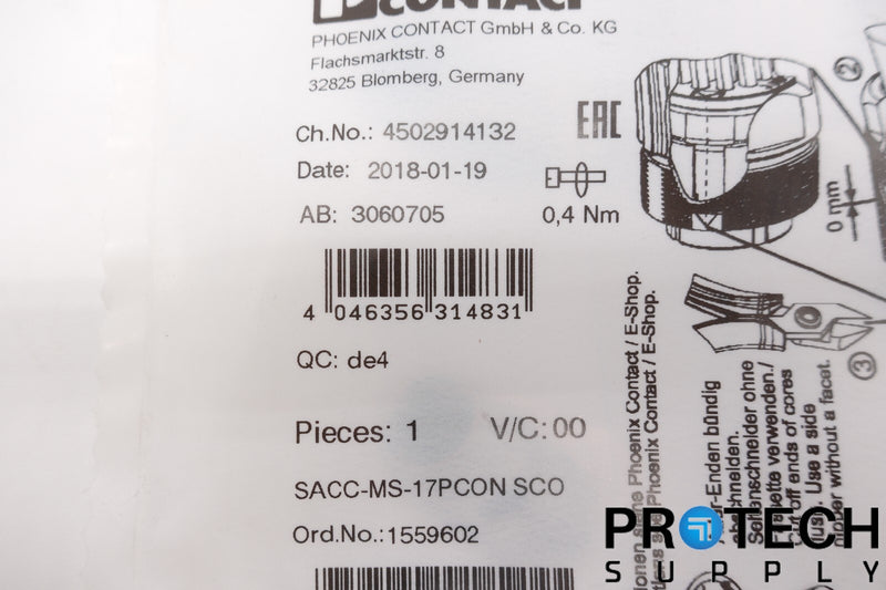 Load image into Gallery viewer, Phoenix Contact SACC-MS-17PCON SCO Connector Universal NEW with WARRANTY