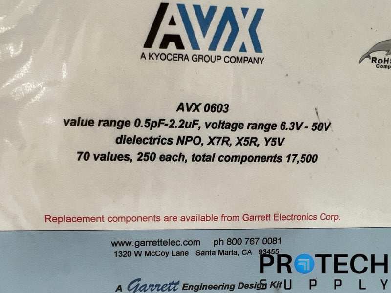 Load image into Gallery viewer, AVX Capacitor Sample Book Kit AVXRCAPC060370N250 with WARRANY