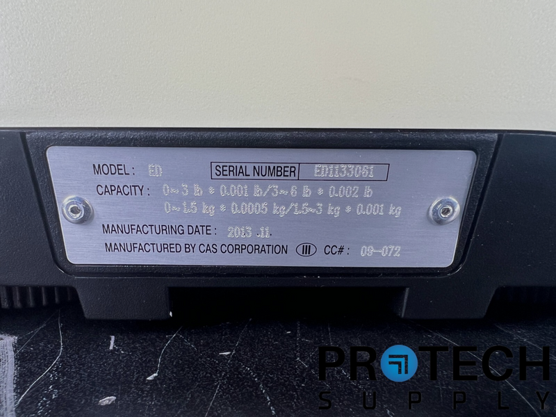 Load image into Gallery viewer, CAS ED-3 Digital Scale 6 LB + Power Adapter with WARRANTY