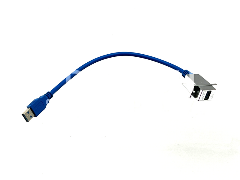 Load image into Gallery viewer, L-Com USB Female to USB Male Cable Chrome Tip Insert NEW with WARRANTY