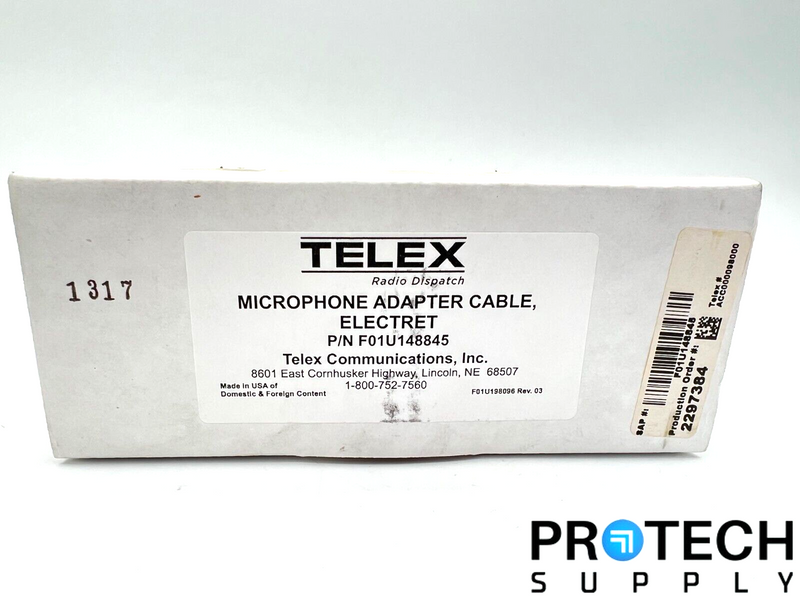Load image into Gallery viewer, Telex F01U148845 Microphone Adapter Cable NEW with WARRANTY