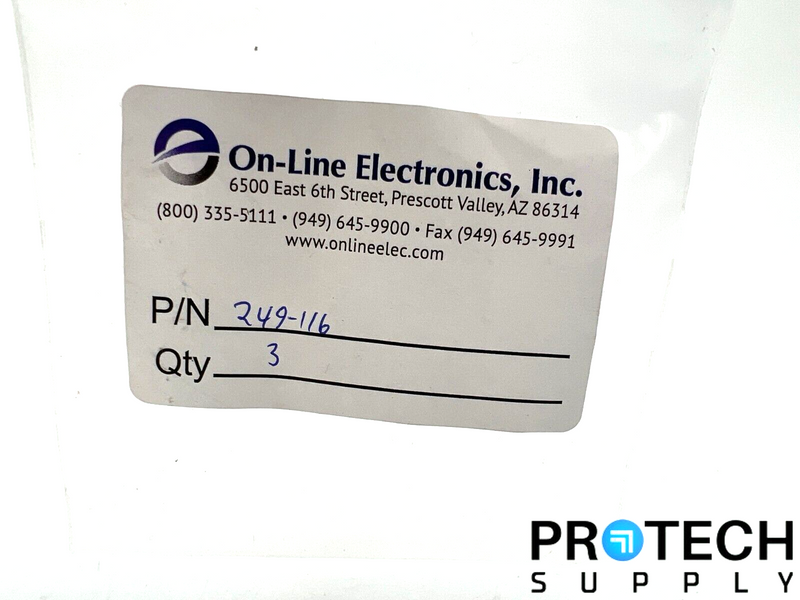 Load image into Gallery viewer, 3/Pk Wago 249-116 DIN Rail Mount Terminal Blocks NEW