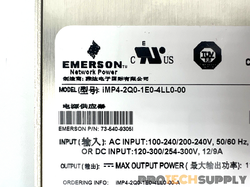 Load image into Gallery viewer, EMERSON IMP4-2Q0-1E0-4LL0-00 Network Power Enclosed AC DC Converter w/ WARRANTY