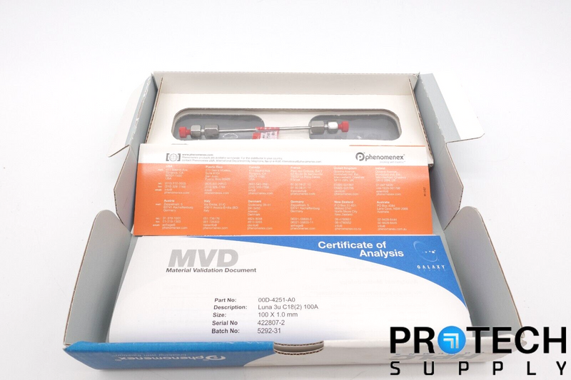 Load image into Gallery viewer, Phenomenex 00D-4251-A0 Luna 3u C18(2) 100A NEW with WARRANTY