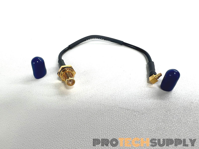 Load image into Gallery viewer, NEW Pasternack PE39436-6 SMA Female Bulkhead to MMCX Right Angle 6" w/ WARRANTY