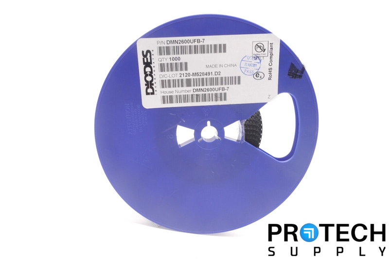 Load image into Gallery viewer, (1000/Reel) Diodes Inc DMN2600UFB-7 MOSFET N-CH 25V 1.3A 3DFN NEW w/ WARRANTY