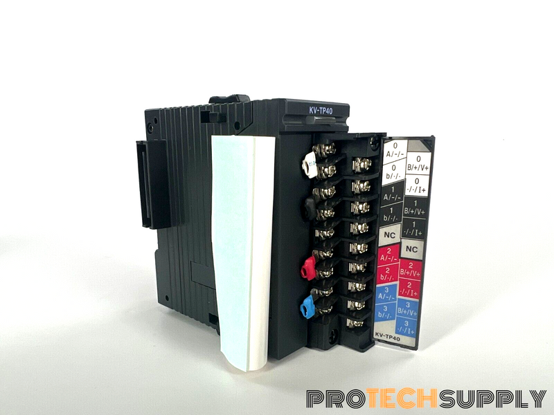 Load image into Gallery viewer, Keyence KV-TP40 4-Channel Temperature Analog Input Unit NEW with WARRANTY