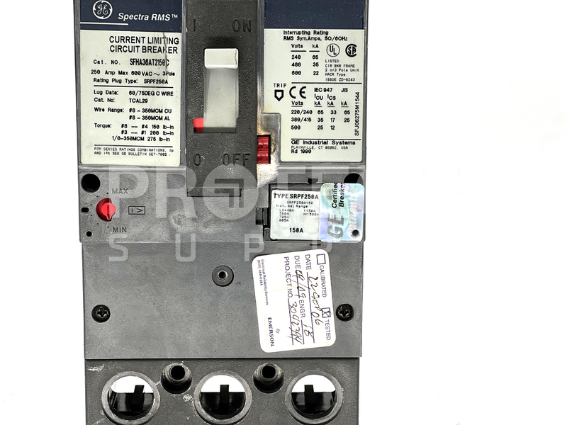 Load image into Gallery viewer, GE SFHA36AT2150C Molded Case Circuit Breaker with WARRANTY