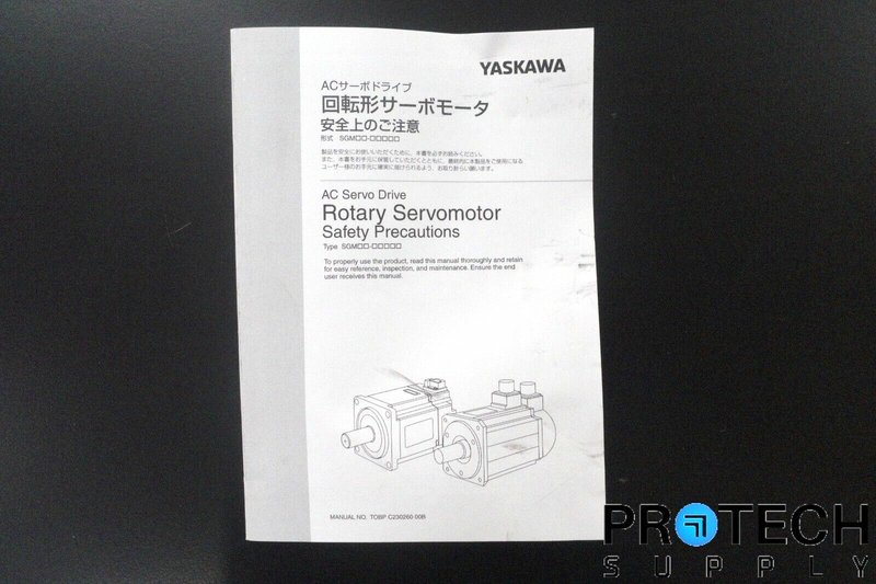 Load image into Gallery viewer, Yaskawa SGMRV-05ANA-YR12 AC Servo Motor w/ Gearbox & Motor Flange with WARRANTY