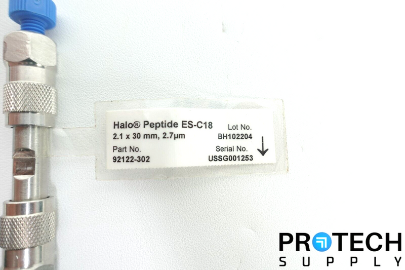 Load image into Gallery viewer, HALO Peptide ES-C18 Column 2.7um 160 Å 2.1 x 30 mm 92122-302 with WARRANTY