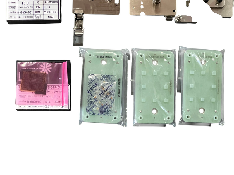 Load image into Gallery viewer, Lot of Semiconductor Test Tool ISC BGA Socket / AEM Singapore Jig / Yokowo Plate