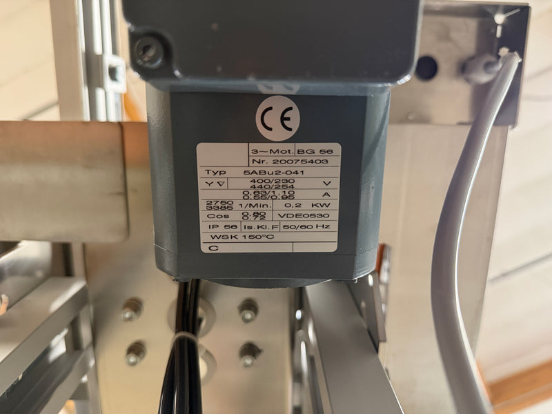 Load image into Gallery viewer, mk DGF-P 2001 Double Belt Conveyor w/ Pneumatic Stops & Sensors, Zahoransky