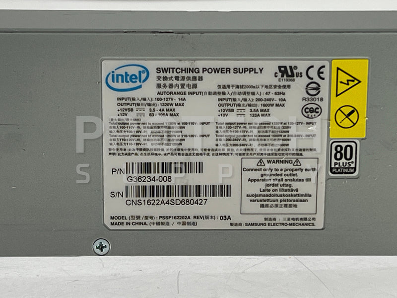 Load image into Gallery viewer, Intel PSSF162202A Switching Power Supply