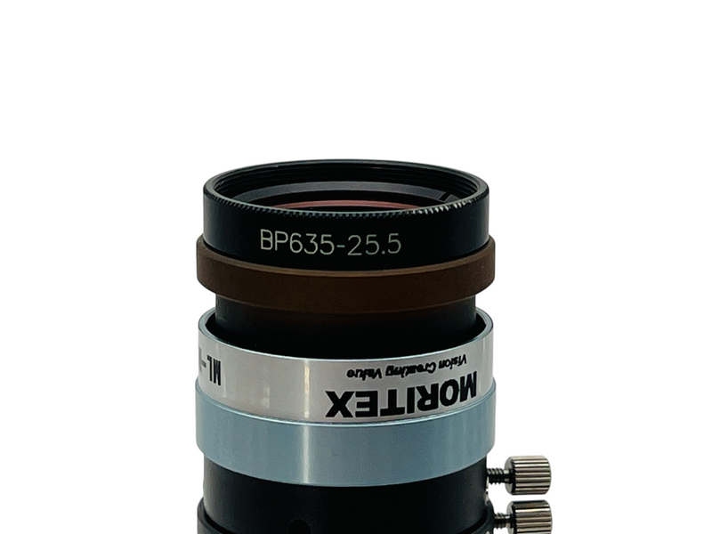 Load image into Gallery viewer, Moritex ML-M2516UR C-Mount Camera Lens + BP-635-25.5 FILTER Assembly
