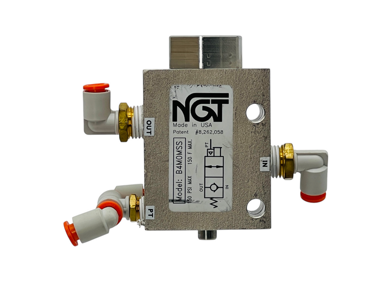 Load image into Gallery viewer, NGT B4MOMSS Pilot Operated Pneumatic Check Valve 150 PSI