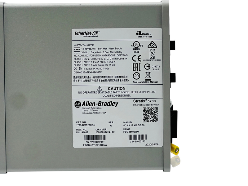 Load image into Gallery viewer, Allen-Bradley 1783-BMS20CGN Stratix 5700 20-Port Managed Ethernet Switch