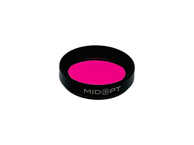 Load image into Gallery viewer, MidOpt BP635-25.5 635nm Light Red Bandpass Optical Filter