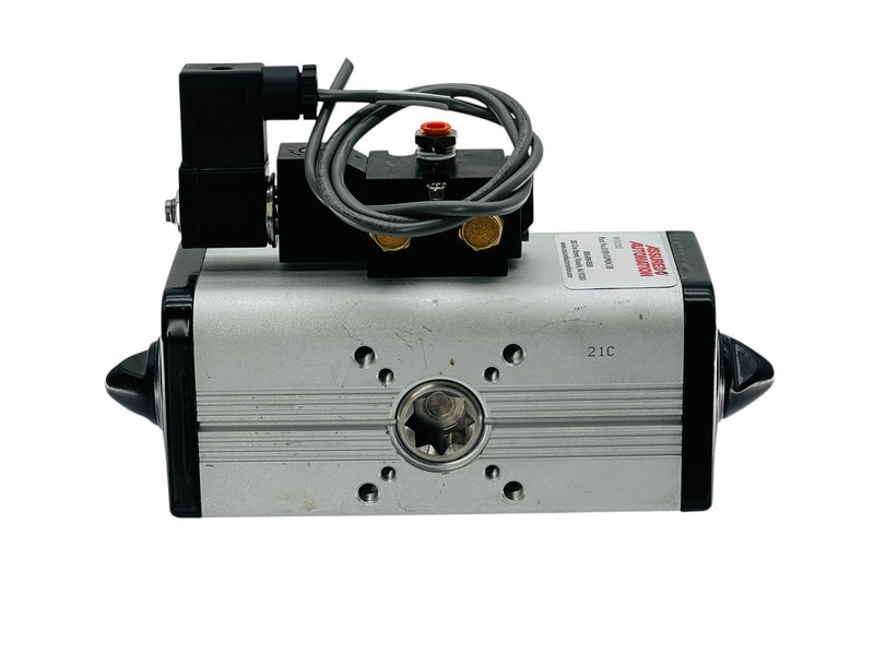 Load image into Gallery viewer, Assured Automation F05-F07 Pneumatic Rotary Valve Actuator 24VDC Solenoid
